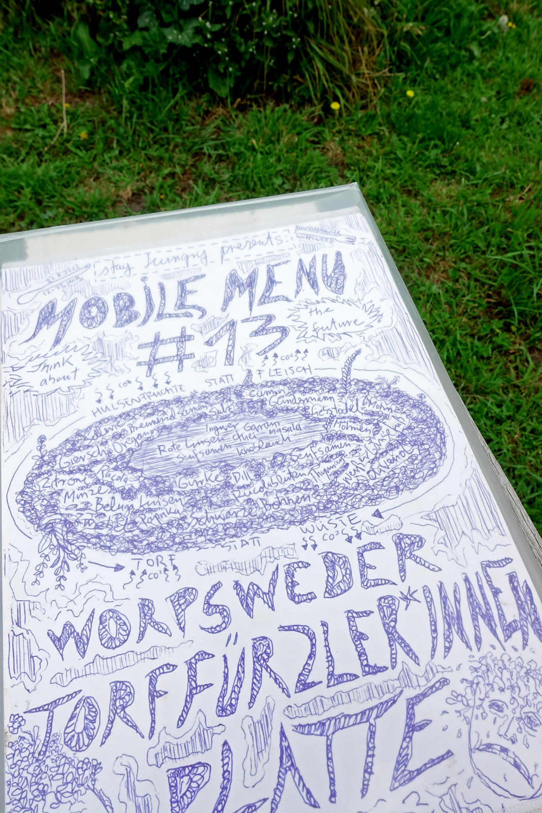 stay hungry Mobile Menu #13 Worpswede Künstlerhäuser