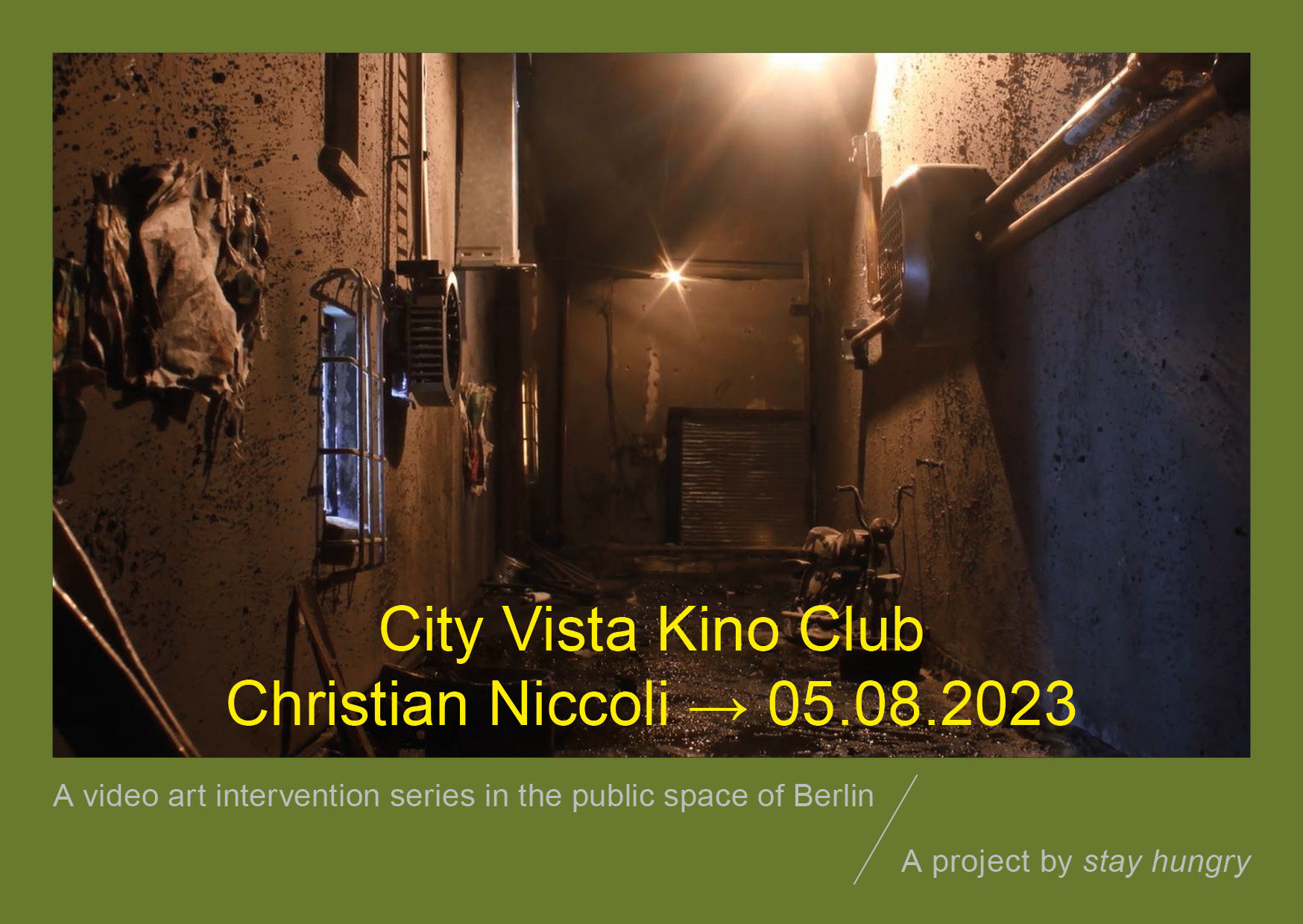stay hungry City Vista Kino Club Christian Niccoli Mobile Menu #15